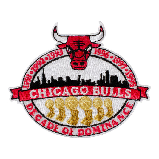 Chicago Bulls Decade of Dominance Emblem - front view