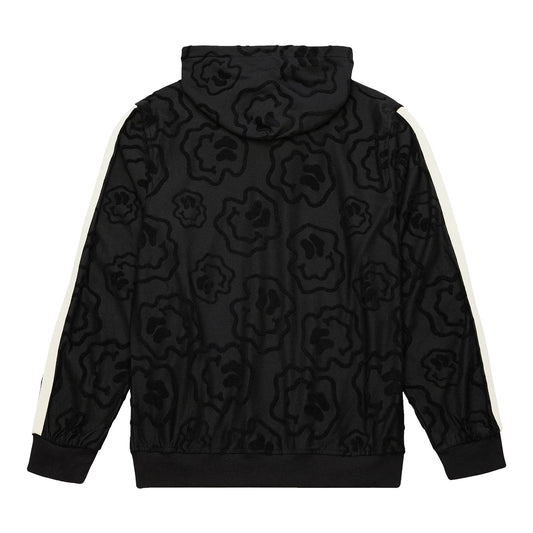 Ladies Chicago Bulls Mitchell & Ness Cozyfield Hooded Sweatshirt - front view