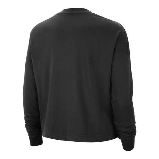 LADIES 2023-24 CHICAGO BULLS CITY EDITION NIKE WORDMARK LONG SLEEVE T-SHIRT - front view