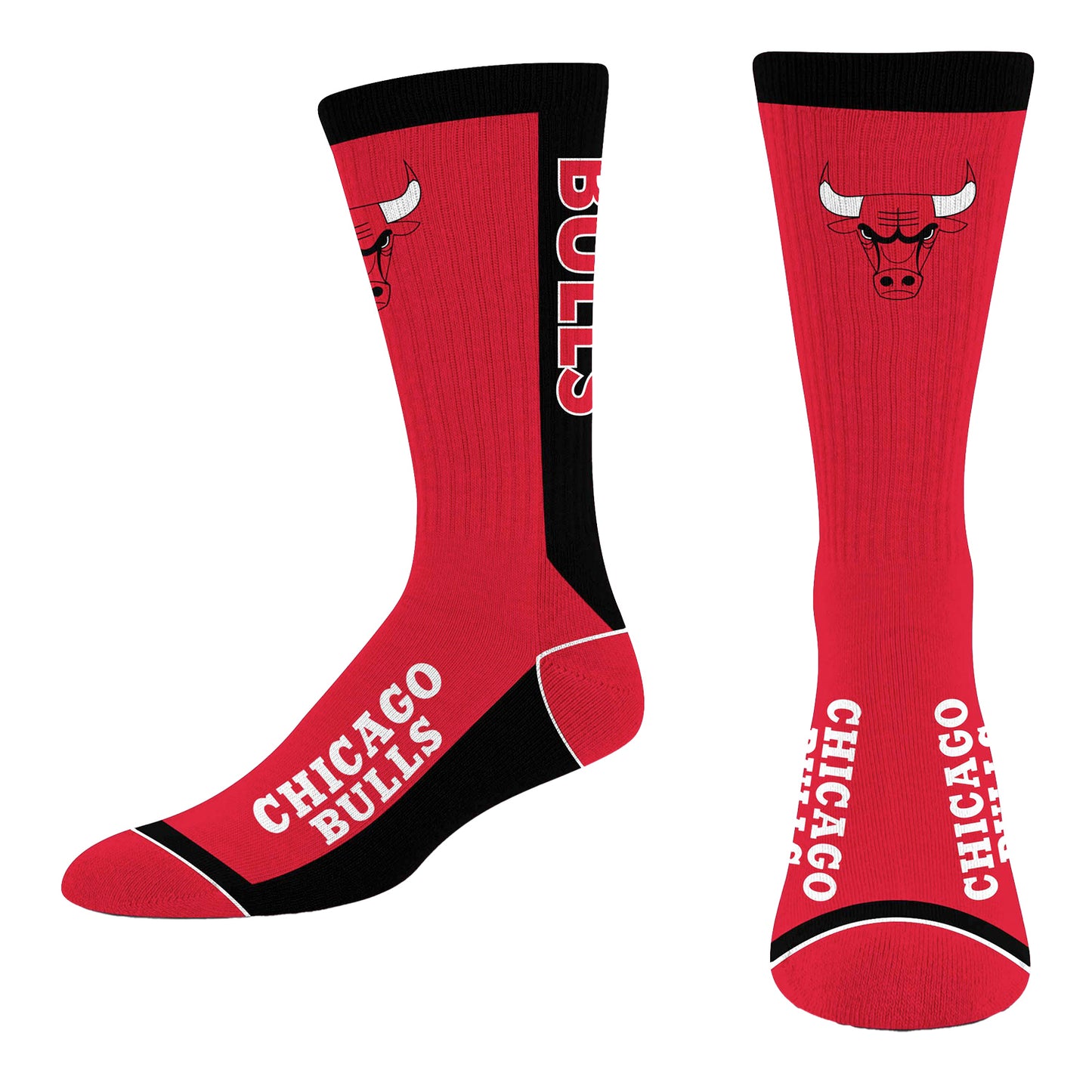 Chicago Bulls MVP Sock - red and black - front view