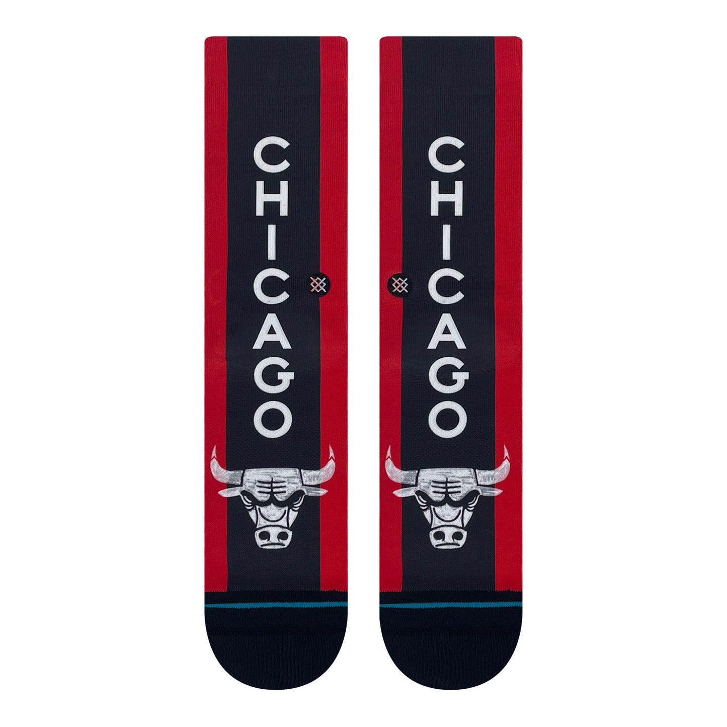 2023-24 CHICAGO BULLS CITY EDITION STANCE SOCKS - front view