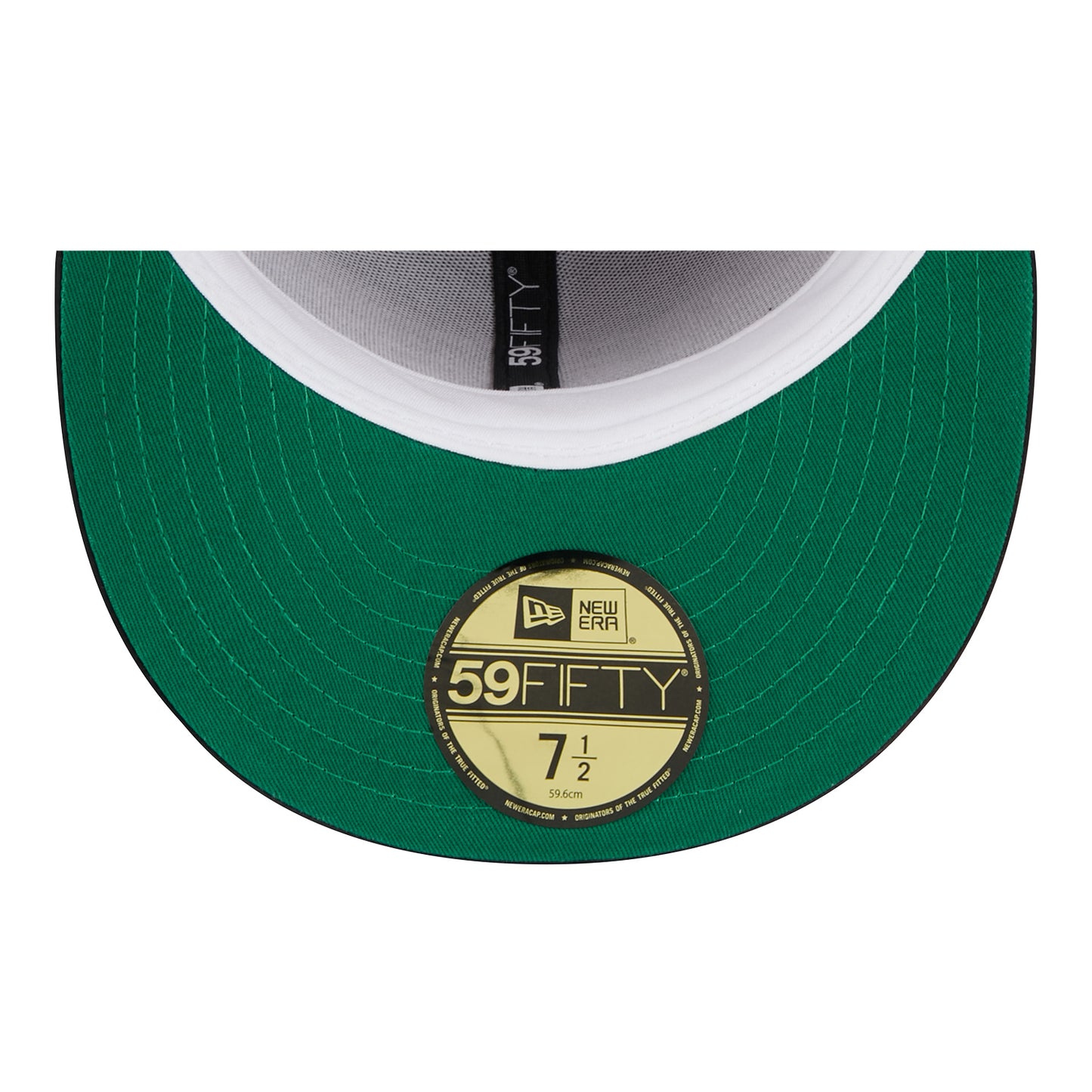 Chicago Bulls New Era 59Fifty Satin Two-Tone Fitted with Pin - Underbrim View