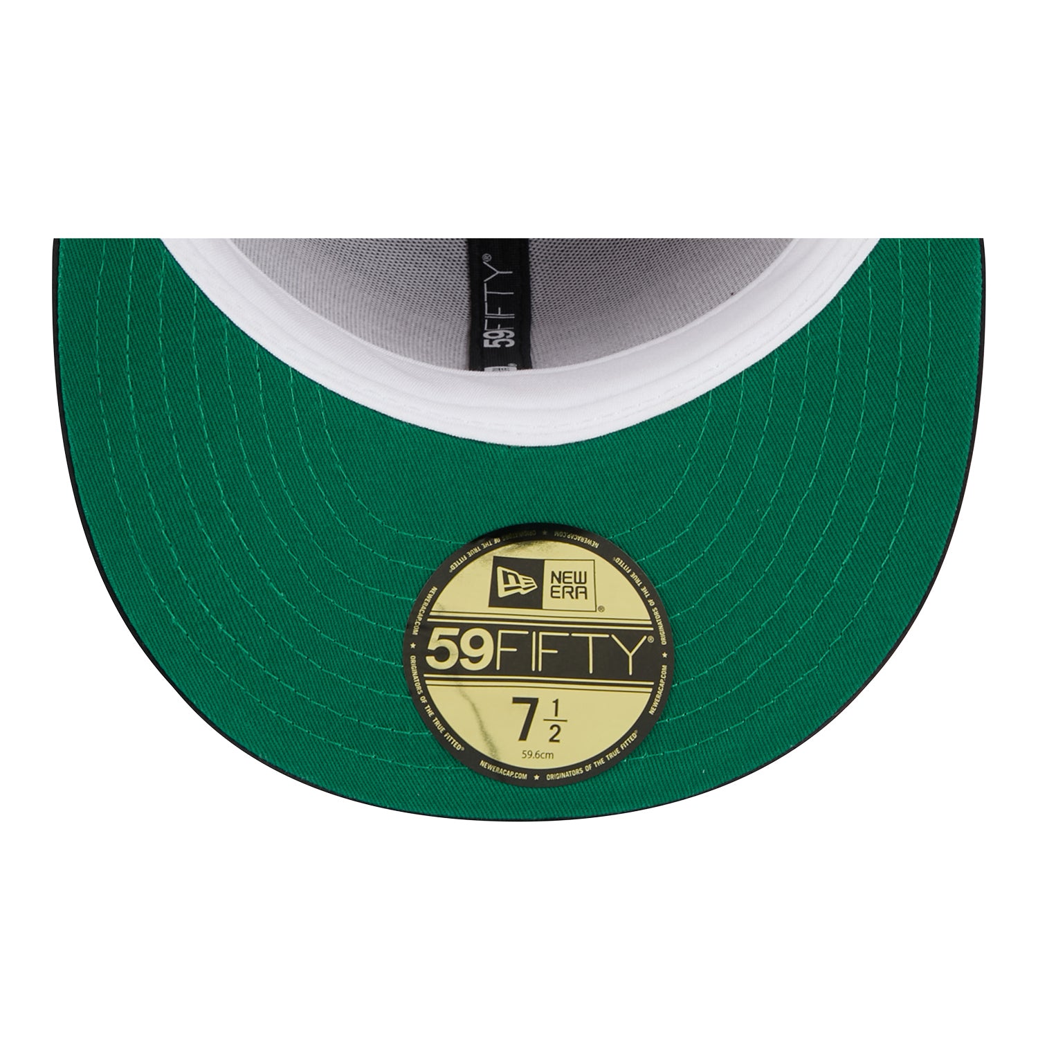 Chicago Bulls New Era 59Fifty Satin Two-Tone Fitted with Pin - Underbrim View