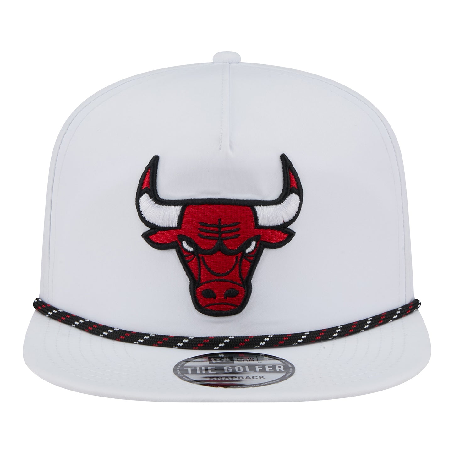 Chicago Bulls New Era Performance Golfer Rope Hat - Front View