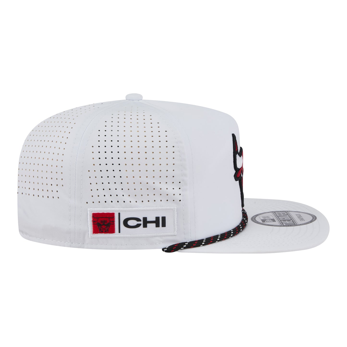 Chicago Bulls New Era Performance Golfer Rope Hat - Right View