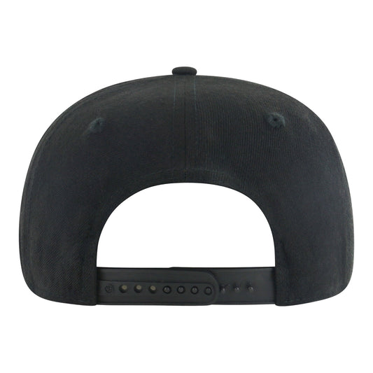 Chicago Bulls 47 Brand No Shot Captain Snapback In Black - Front View