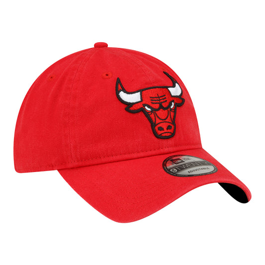 Chicago Bulls New Era 920 Core Classic Adjustable Hat In Red - Front Left View