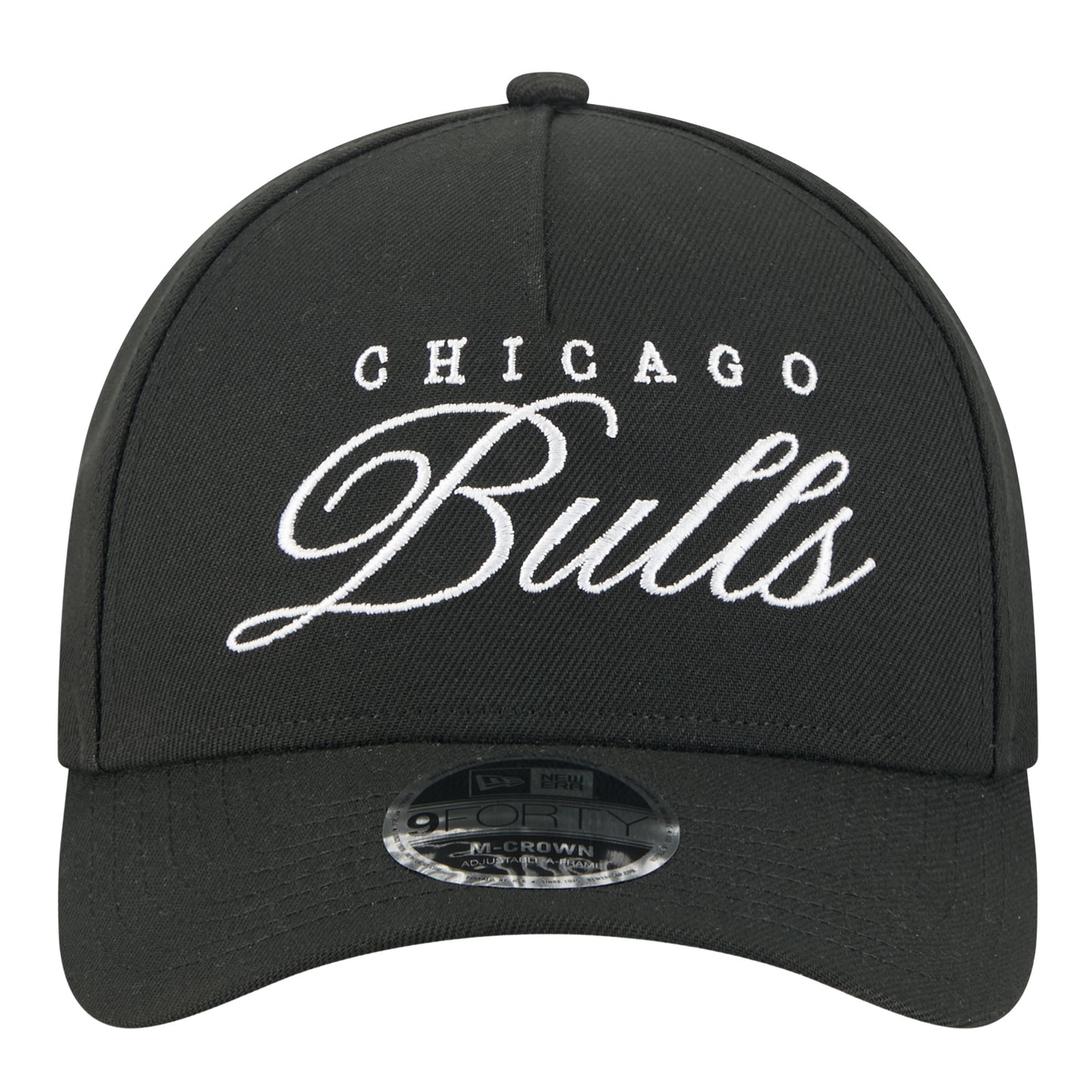 Chicago Bulls New Era 2025 Draft 940MC A-Frame Snapback in Black - Front View