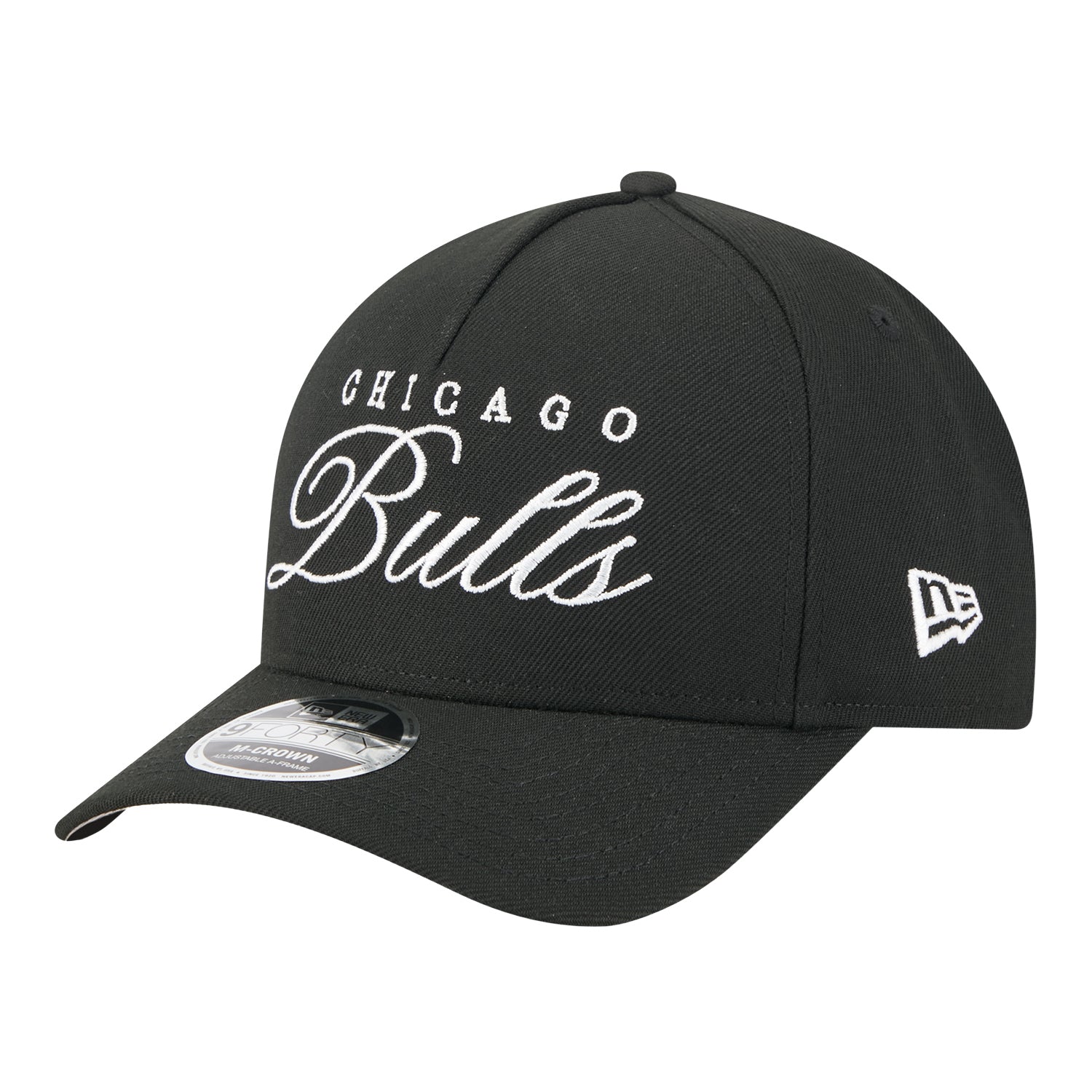 Chicago Bulls New Era 2025 Draft 940MC A-Frame Snapback in Black - Front Left View