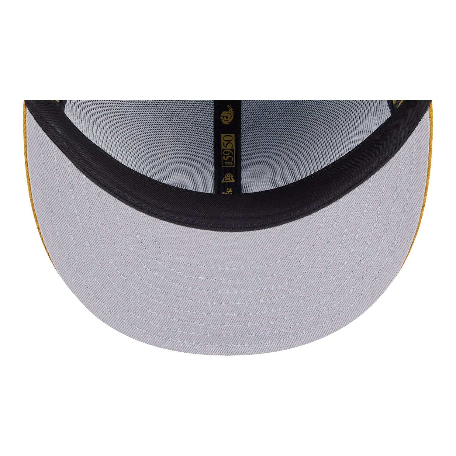 Chicago Bulls New Era Gold 5950 Day Hat - Underbrim View