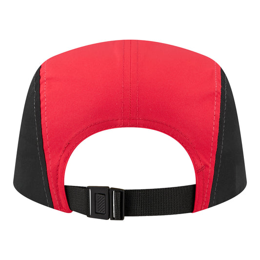 Chicago Bulls New Era 2025 Tip-Off Camper Hat in Red - Front Left View