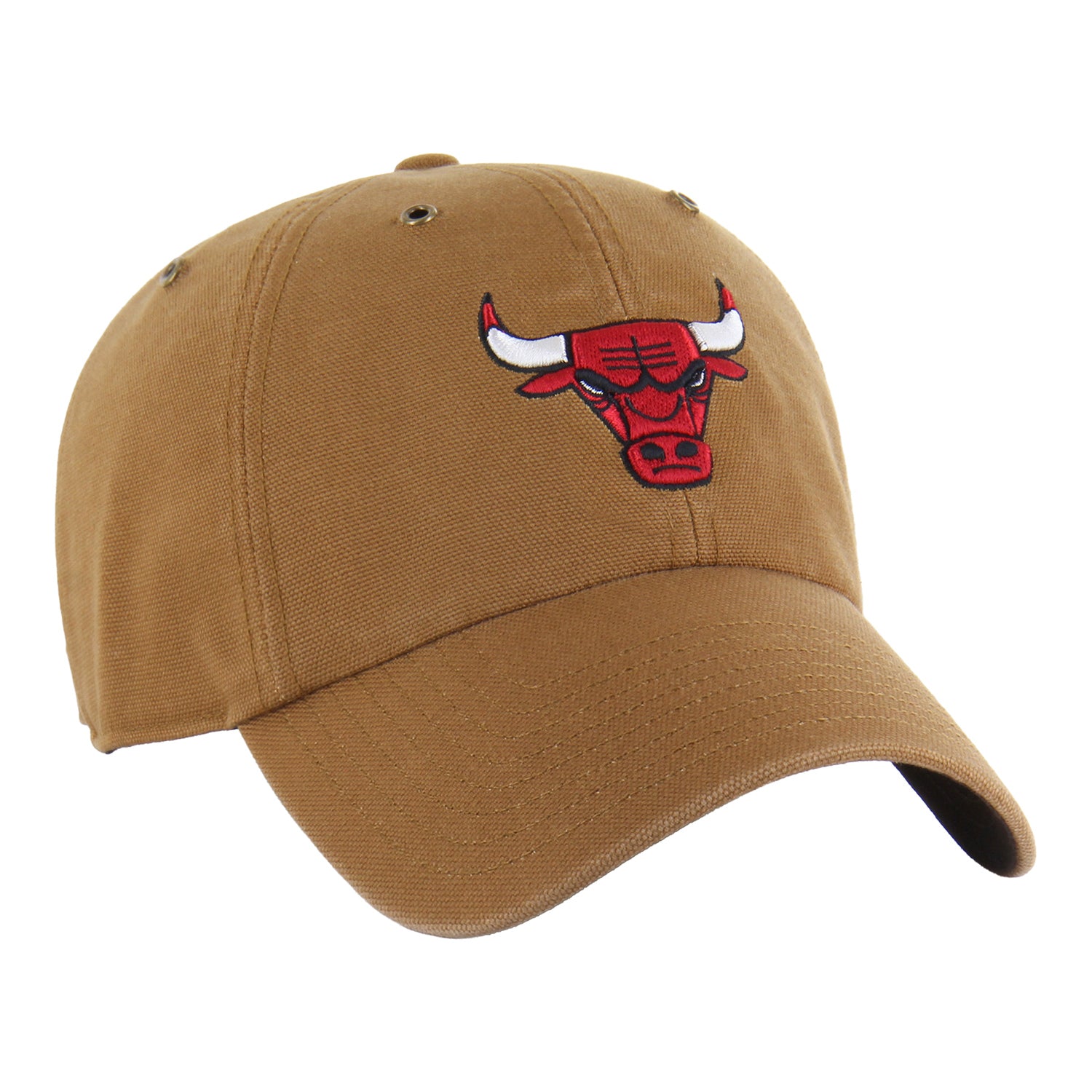 Chicago Bulls 47 Brand Carhartt Clean Up Hat in Brown - Front Right View