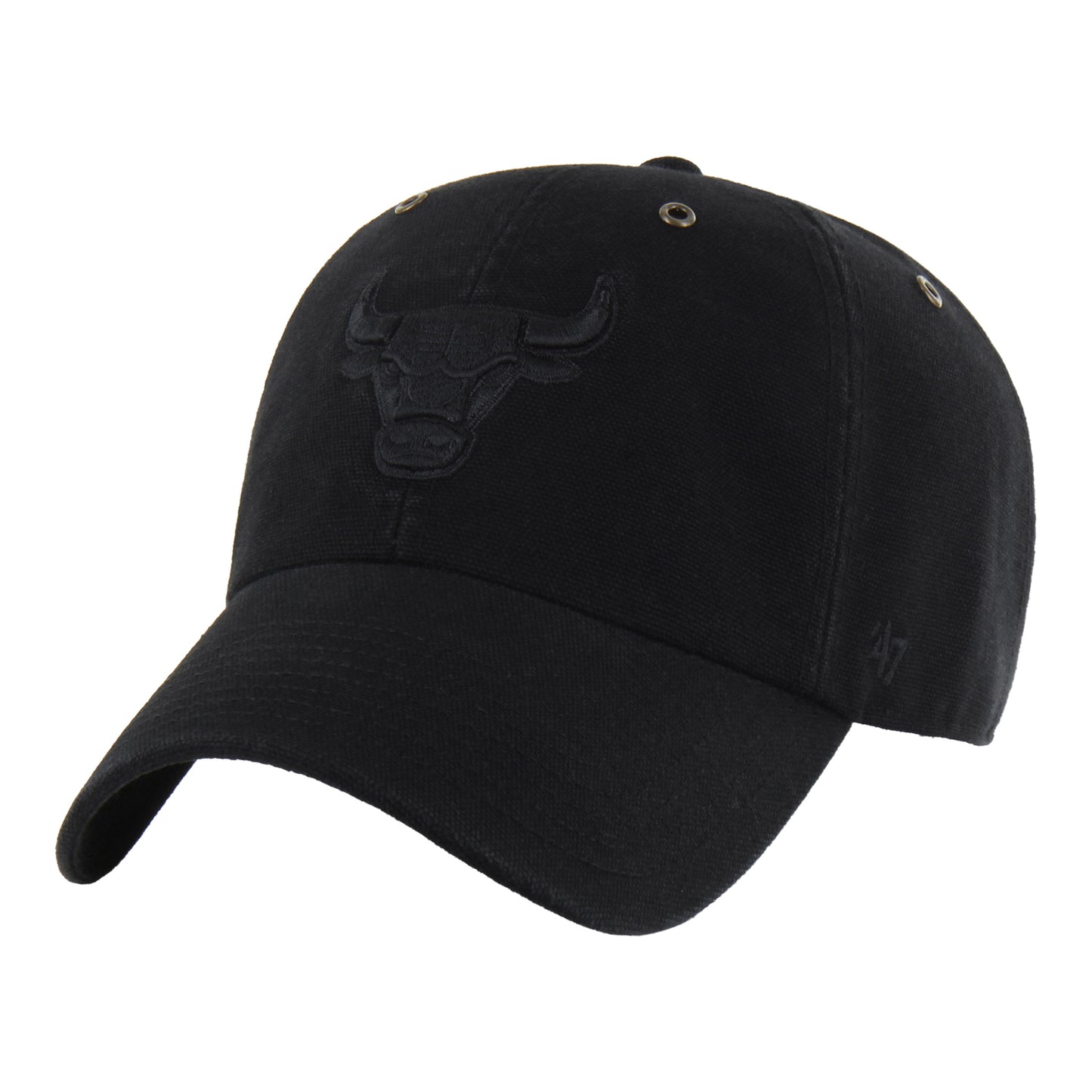 Chicago Bulls 47 Brand Carhartt Black Clean Up Hat in Black - Front Left View