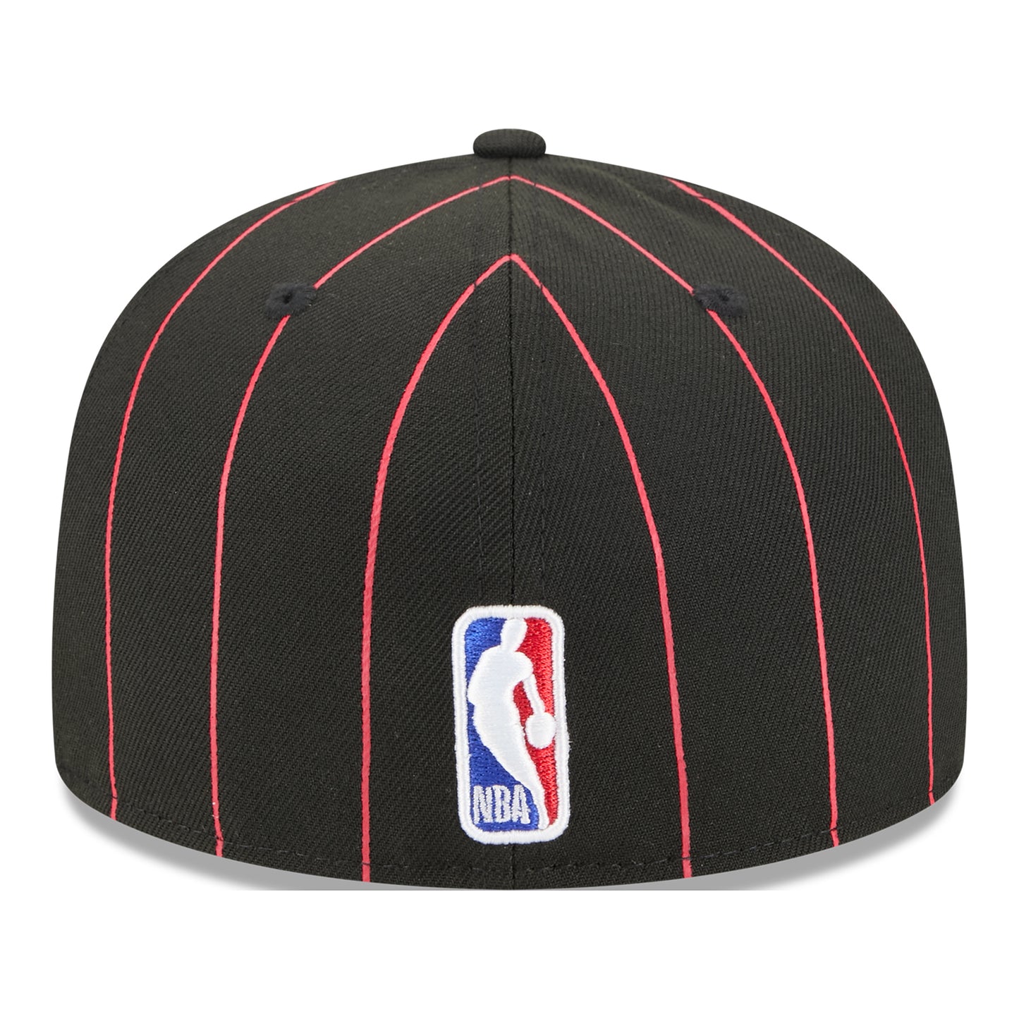 Chicago Bulls New Era 2025 Statement 5950 Fitted Hat in Black - Back View