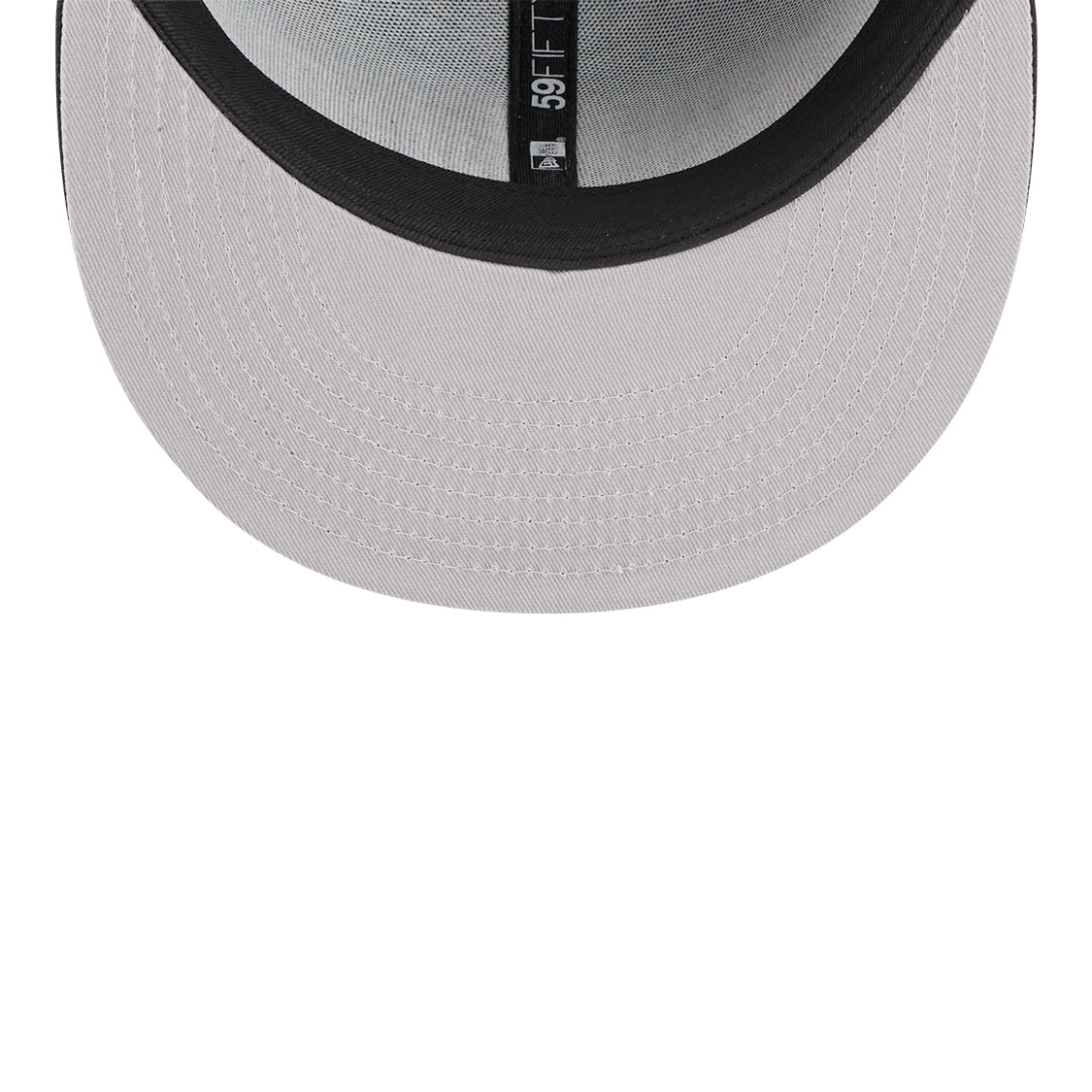 Chicago Bulls New Era 2025 Statement 5950 Fitted Hat in Black - Underbrim View
