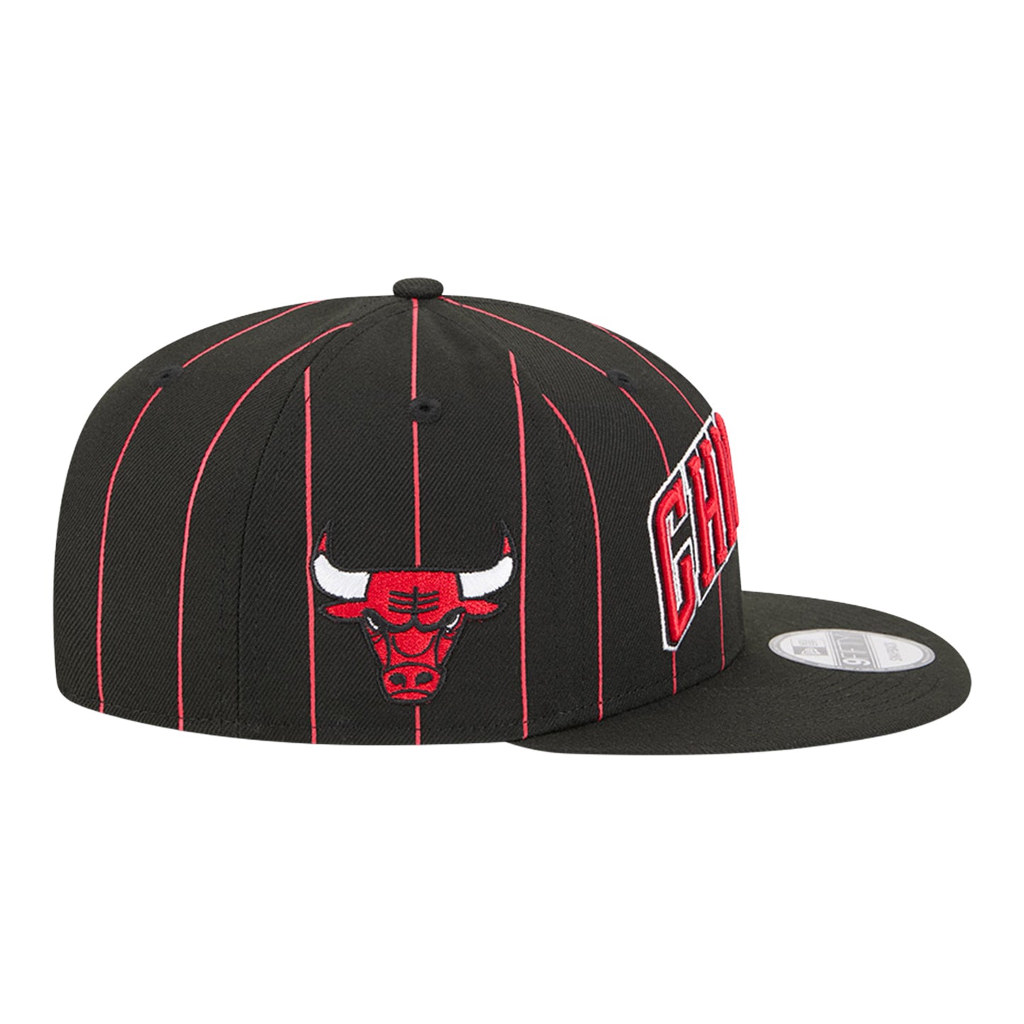 Chicago Bulls New Era 2025 Statement 950 Snapback in Black - Right Side View