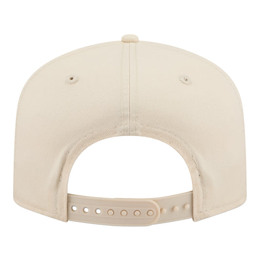 Chicago Bulls New Era Color Pack Tonal Cream 1920 Rope Snapback in White - Front View