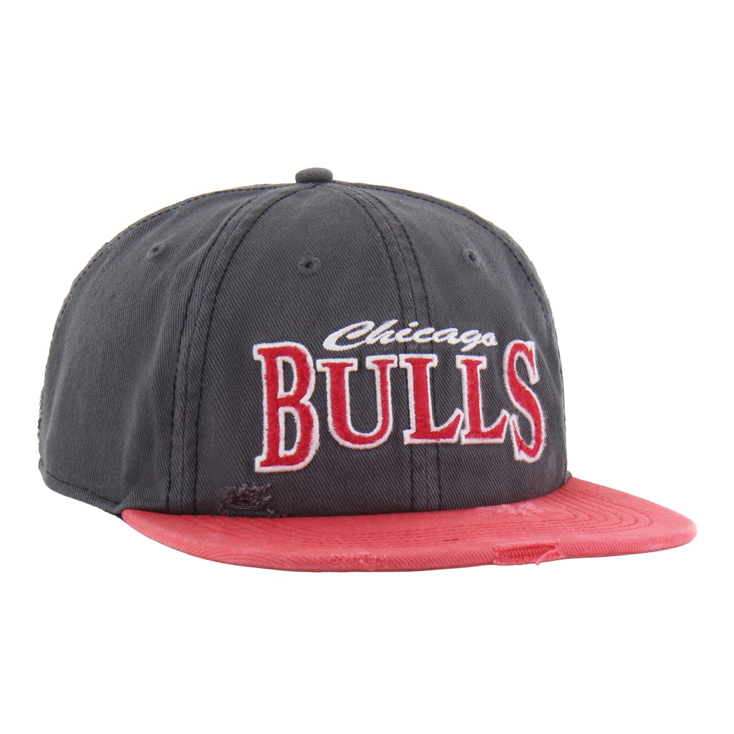 Chicago Bulls 47 Brand Cragged Captain Relaxed Snapback