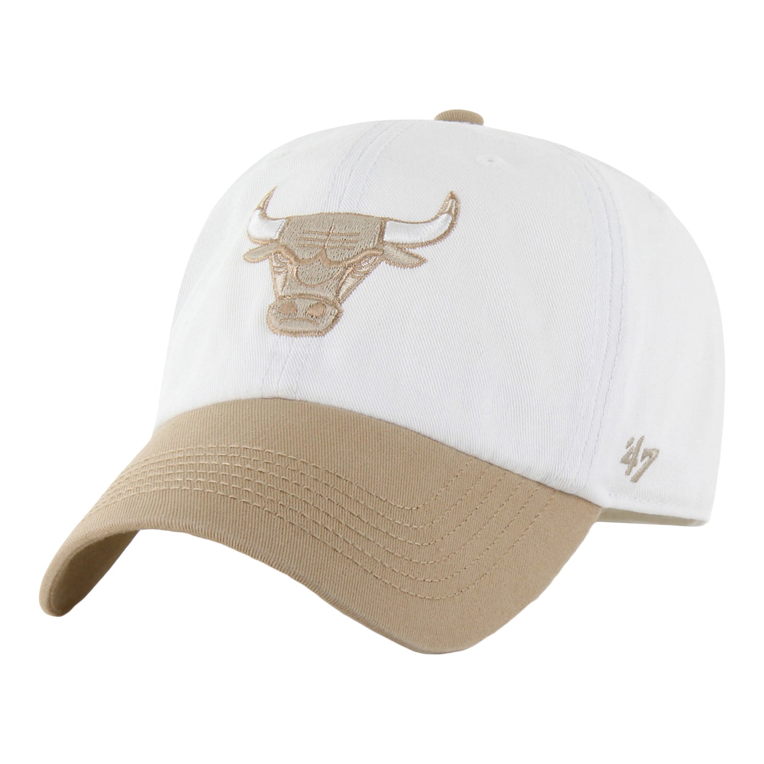 Chicago Bulls City Edition NBA 47 MVP Hat in White 47 Brand