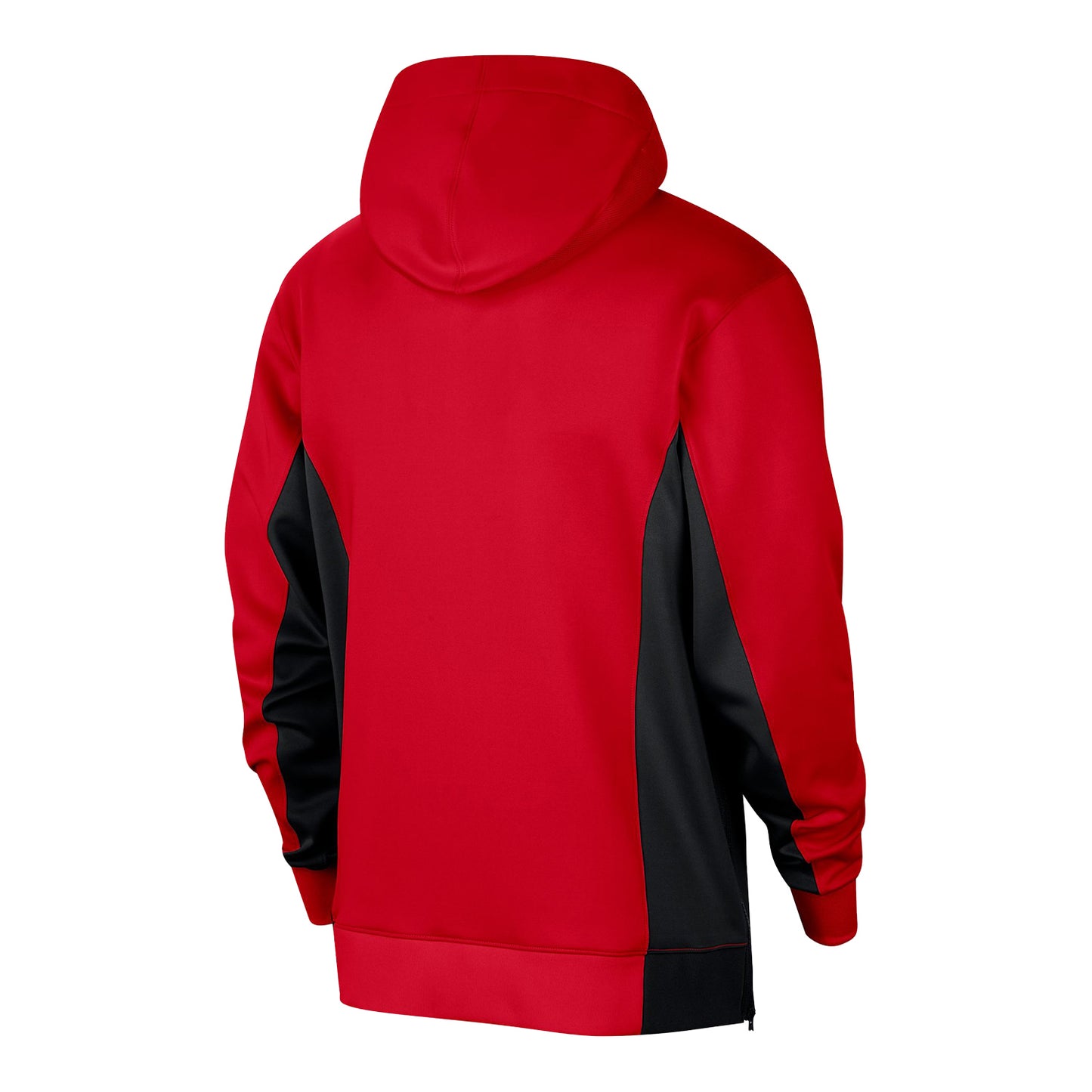 Chicago Bulls Nike Showtime Jacket - red and black - back view