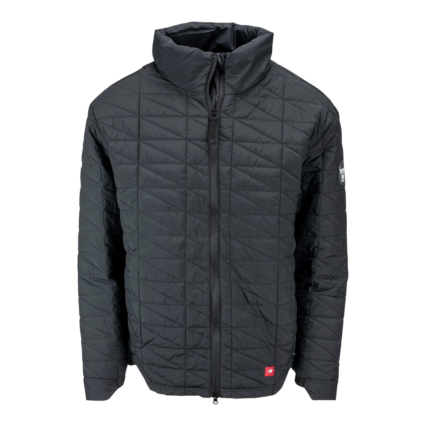 Chicago Bulls Sportiqe Halo Full Zip Jacket in black - front view