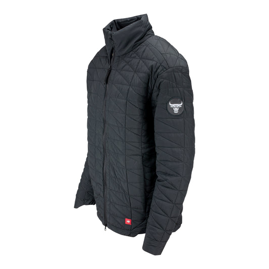 Chicago Bulls Sportiqe Halo Full Zip Jacket in black - back view