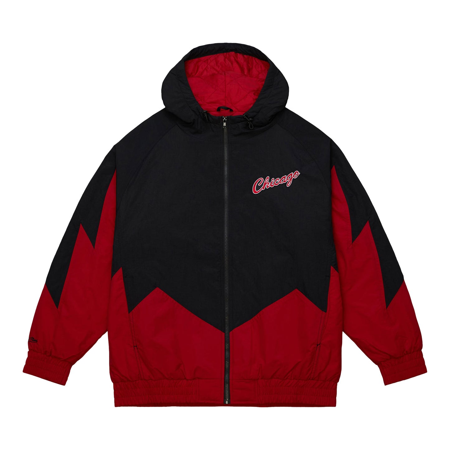 Chicago Bulls Mitchell & Ness Retro Full Zip Jacket - front view