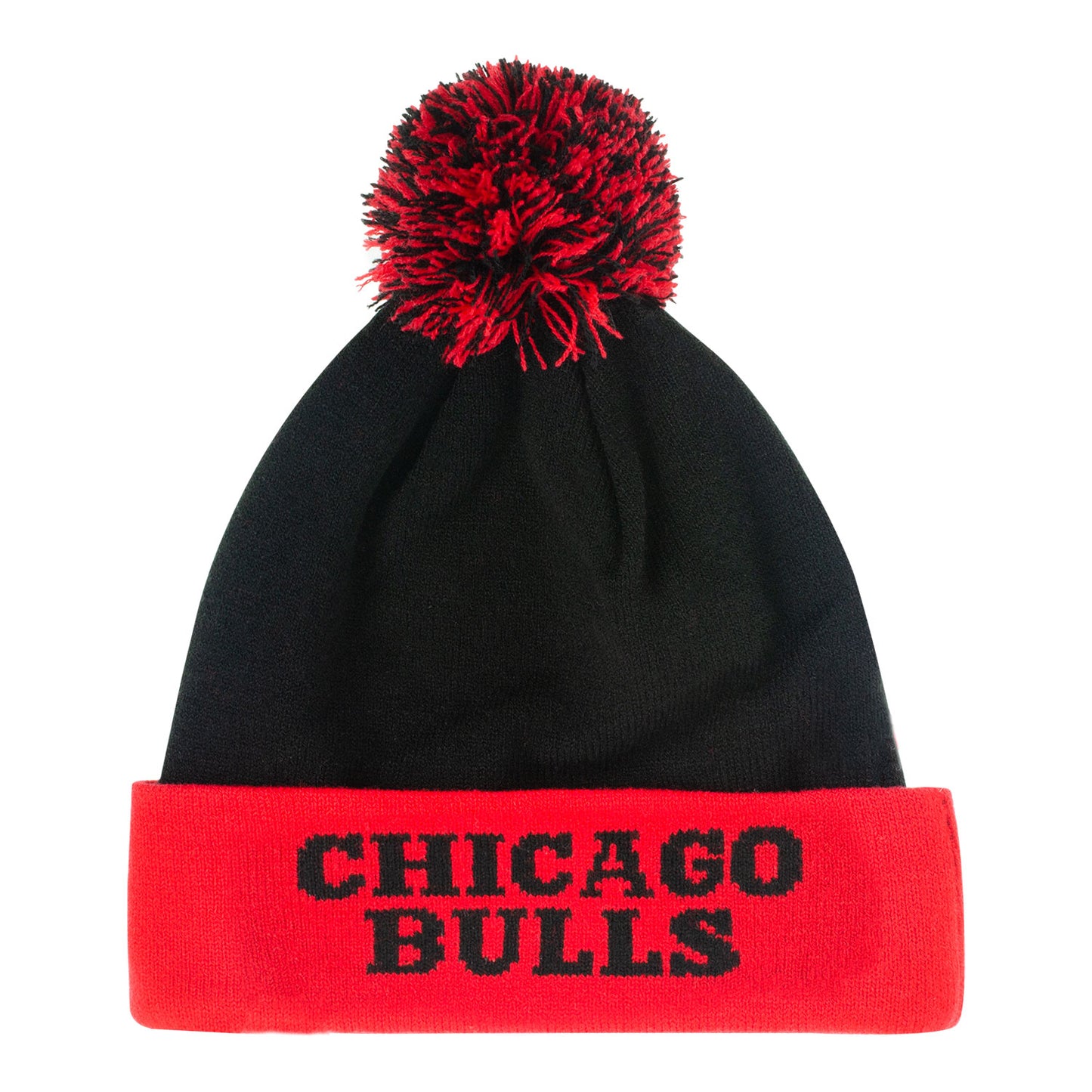 Chicago Bulls IOG Wordmark Cuff Knit Hat - Back View