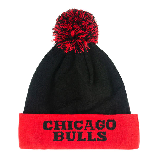 Chicago Bulls IOG Wordmark Cuff Knit Hat - Front View