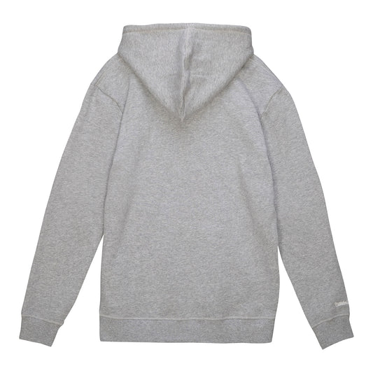 Chicago Bulls Mitchell & Ness Collegiate Ivy League Hooded Sweatshirt in grey - front view