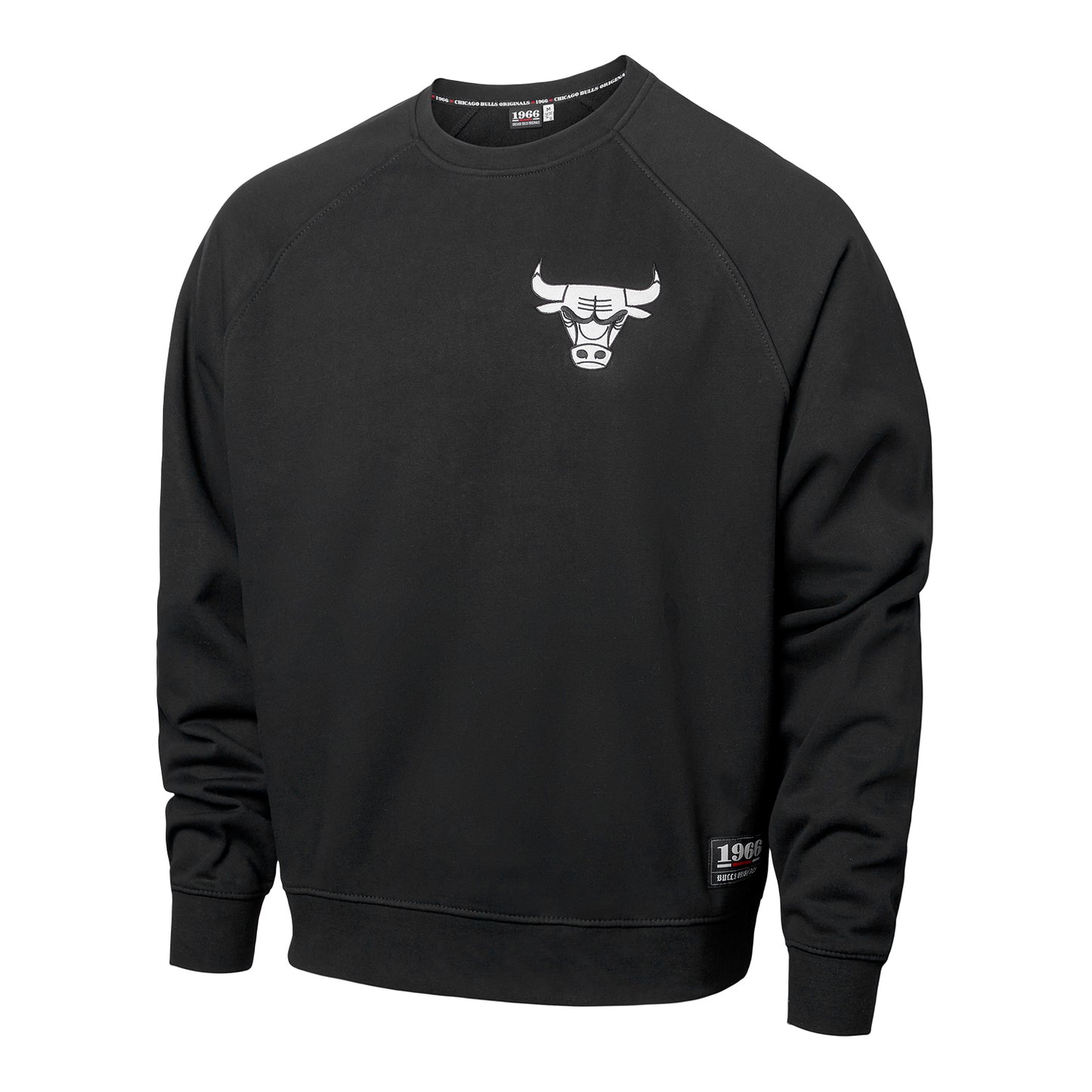 Chicago Bulls 1966 Kangaroo Old English Crewneck Sweatshirt - front view