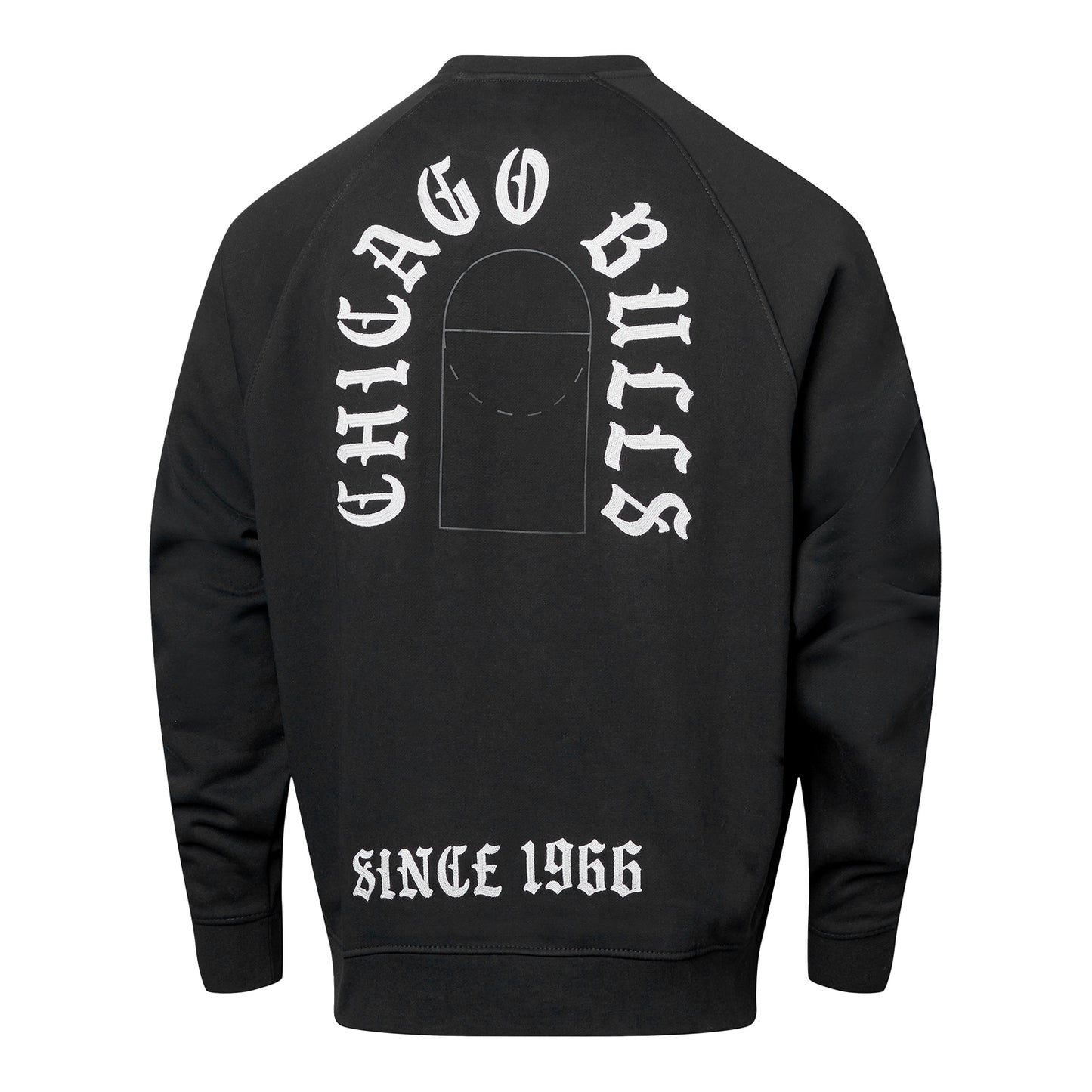 Chicago Bulls 1966 Kangaroo Old English Crewneck Sweatshirt - back view