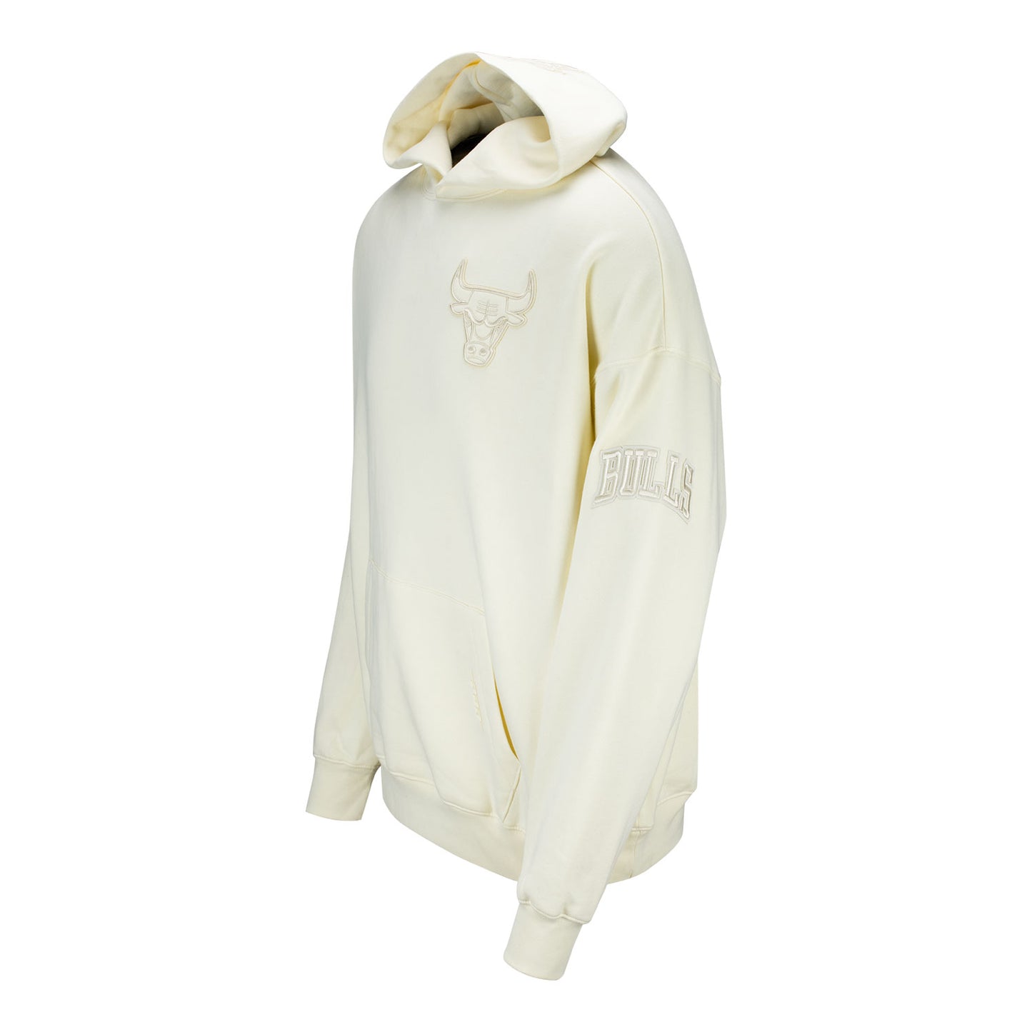 Chicago Bulls Pro Standard Neutral Hooded Sweatshirt - Side View