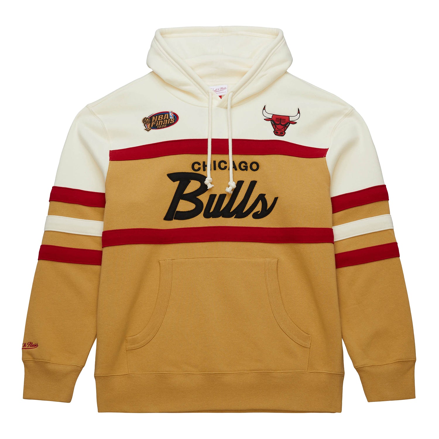 Chicago Bulls Mitchell Ness Head Coach Colorblock Hoodie