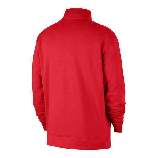 Chicago Bulls Nike Club Courtside Half-Zip - Front Side