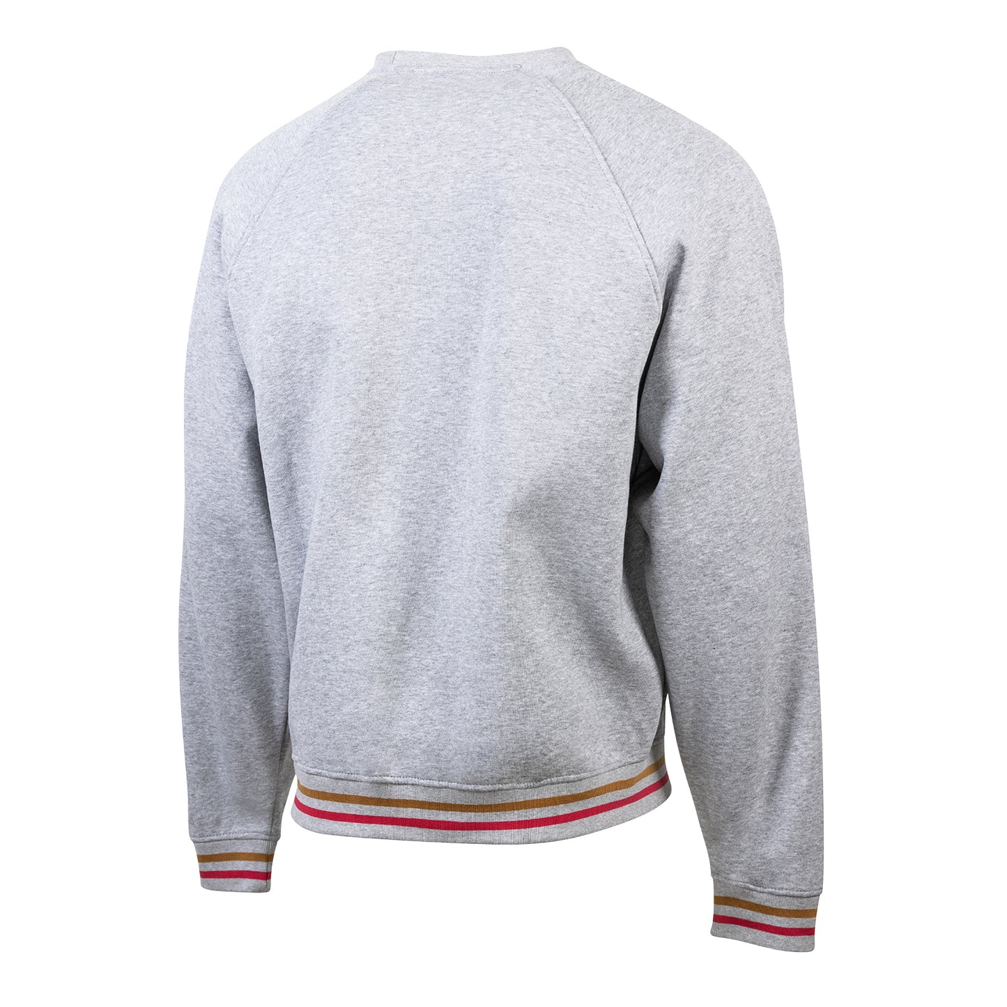 Chicago Bulls 1966 Benny Striped Crewneck in Grey - Back View
