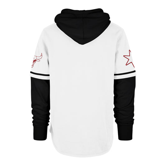 2023-24 CHICAGO BULLS CITY EDITION TRIFECTA SHORTSTOP HOODED SWEATSHIRT - front view