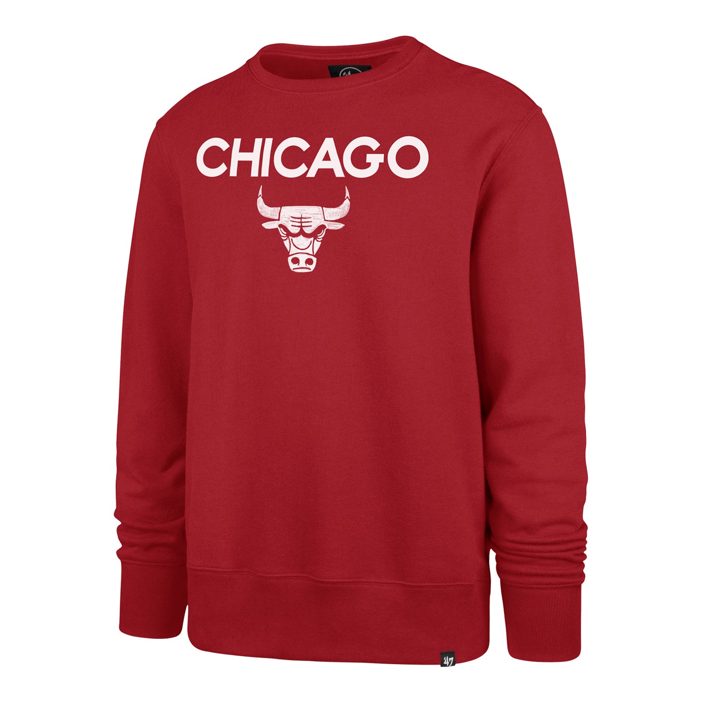 2023-24 CHICAGO BULLS CITY EDITION POSTGAME HEADLINE CREWNECK SWEATSHIRT - front view