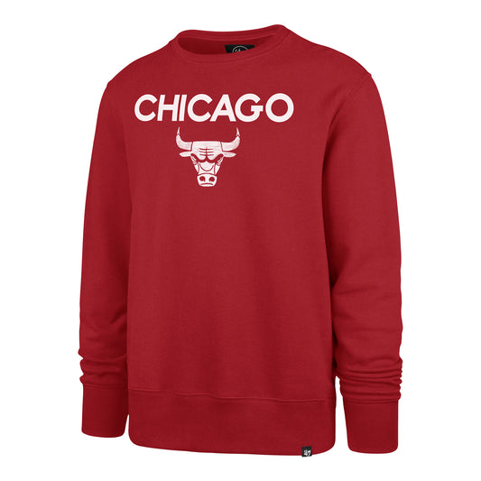 2023-24 CHICAGO BULLS CITY EDITION POSTGAME HEADLINE CREWNECK SWEATSHIRT - front view