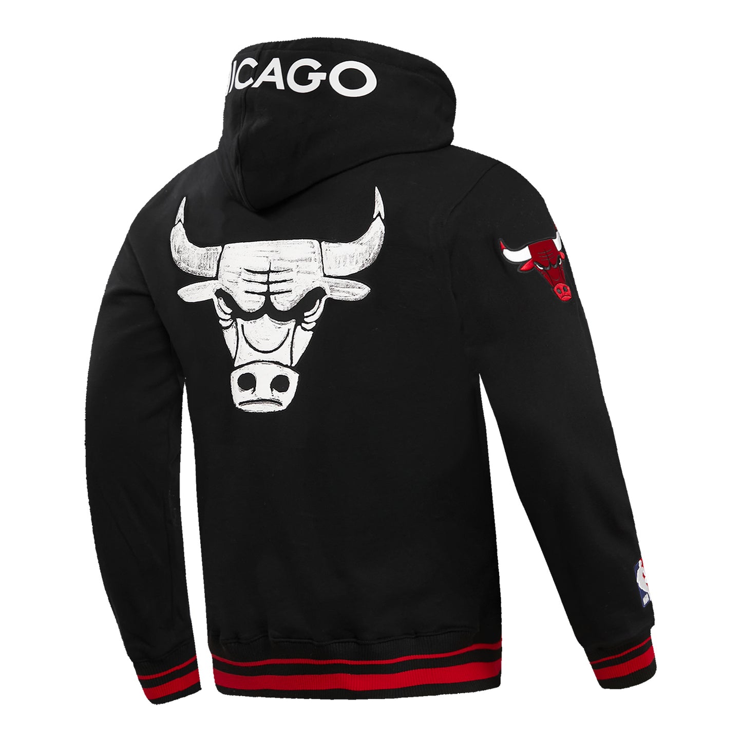 2023-24 CHICAGO BULLS CITY EDITION M.O.M HOODED SWEATSHIRT - side view