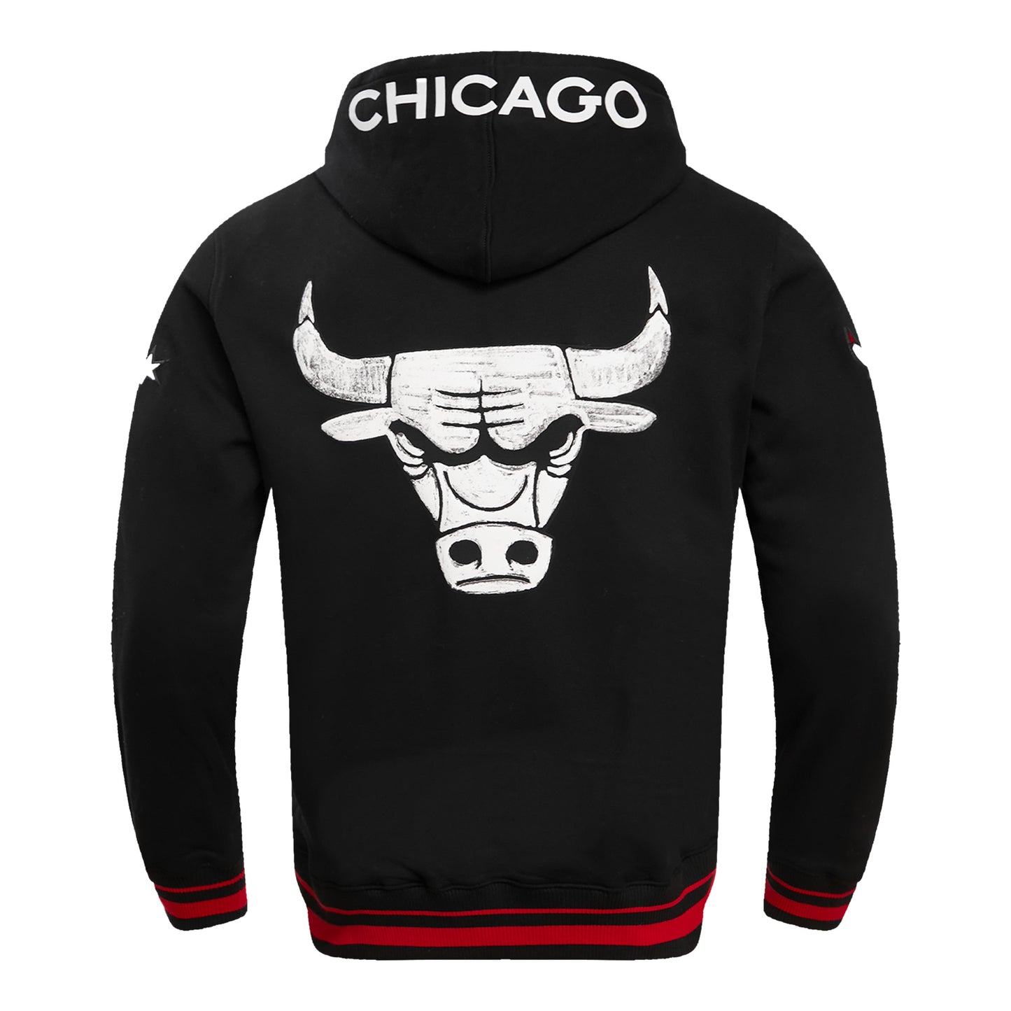 2023-24 CHICAGO BULLS CITY EDITION M.O.M HOODED SWEATSHIRT - back view