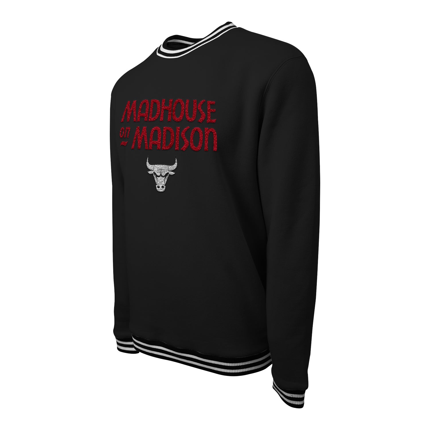 2023-24 CHICAGO BULLS CITY EDITION CLUB LEVEL CREWNECK SWEATSHIRT - front view