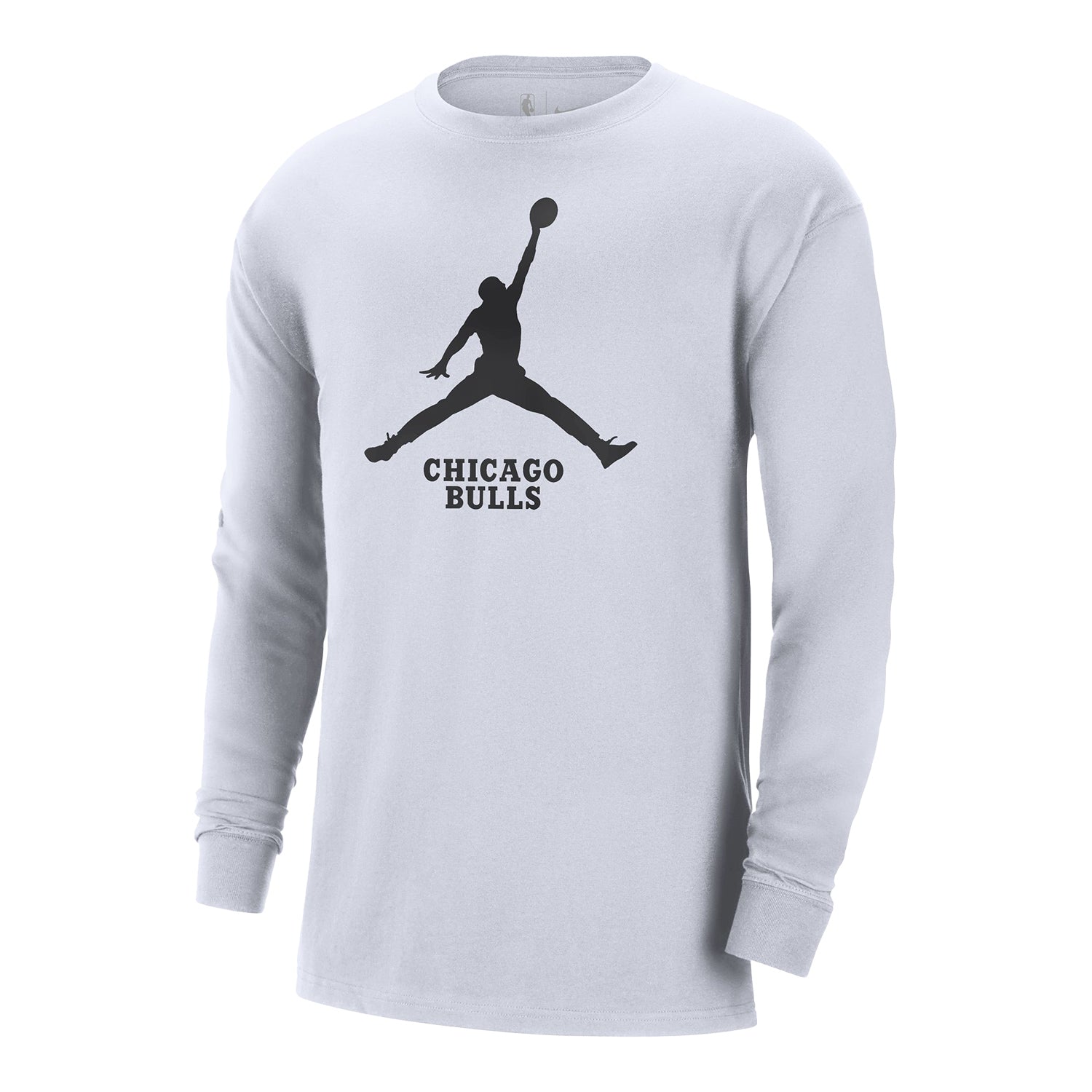 Chicago Bulls Nike Jordan White Long Sleeve T-Shirt – Official