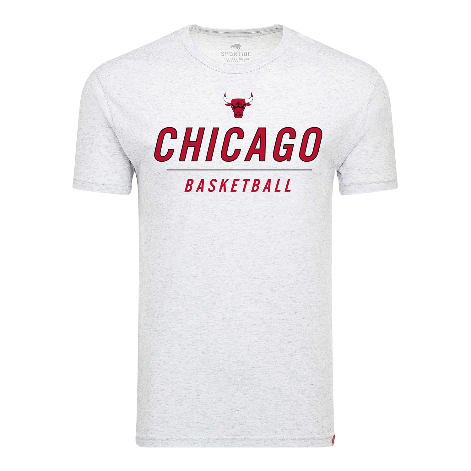 Chicago Bulls Sportiqe Basketball White Comfy T-Shirt
