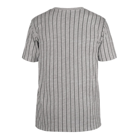 Chicago Bulls New Era Pinstripe T-Shirt - front view