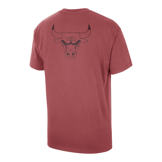 Chicago Bulls Jordan Courtside Rust T-Shirt - front view