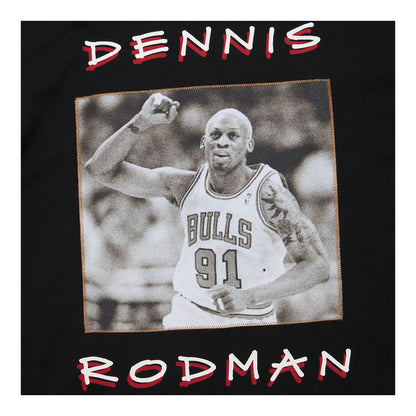 Chicago Bulls Premium Dennis Rodman T-Shirt - close up view