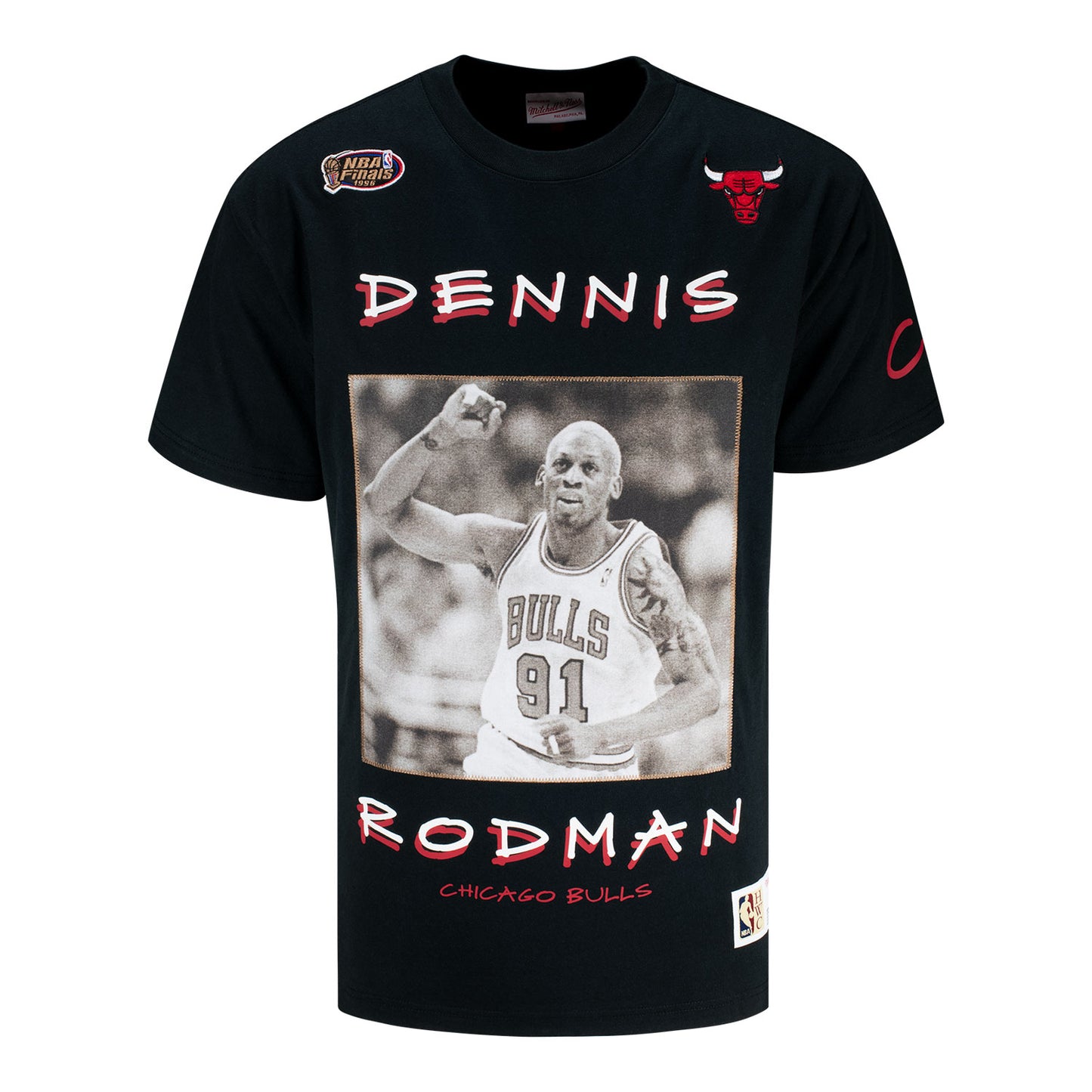 Chicago Bulls Premium Dennis Rodman T-Shirt - front view