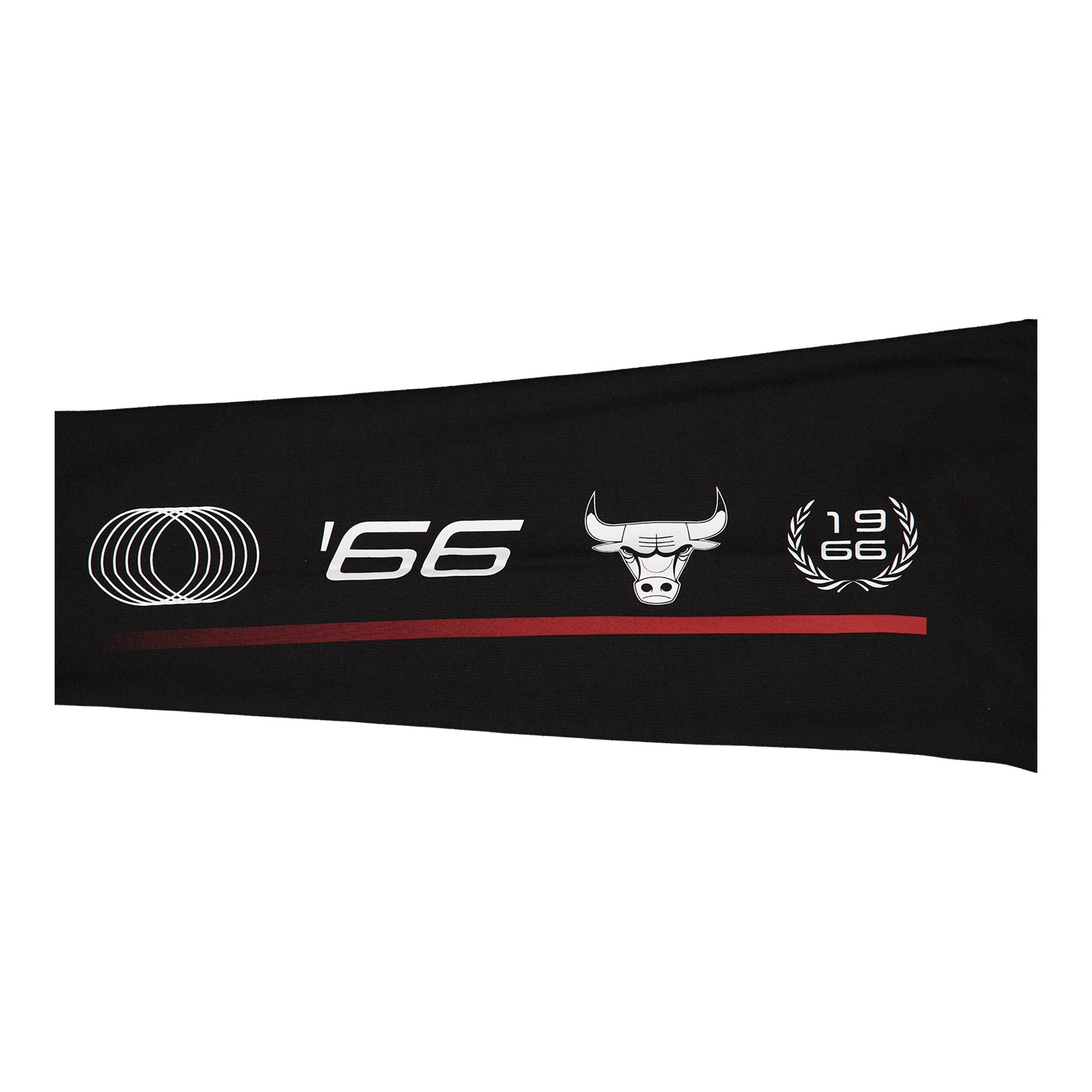 Chicago Bulls New Era Racing Black Long Sleeve T-Shirt - Sleeve Graphic Details