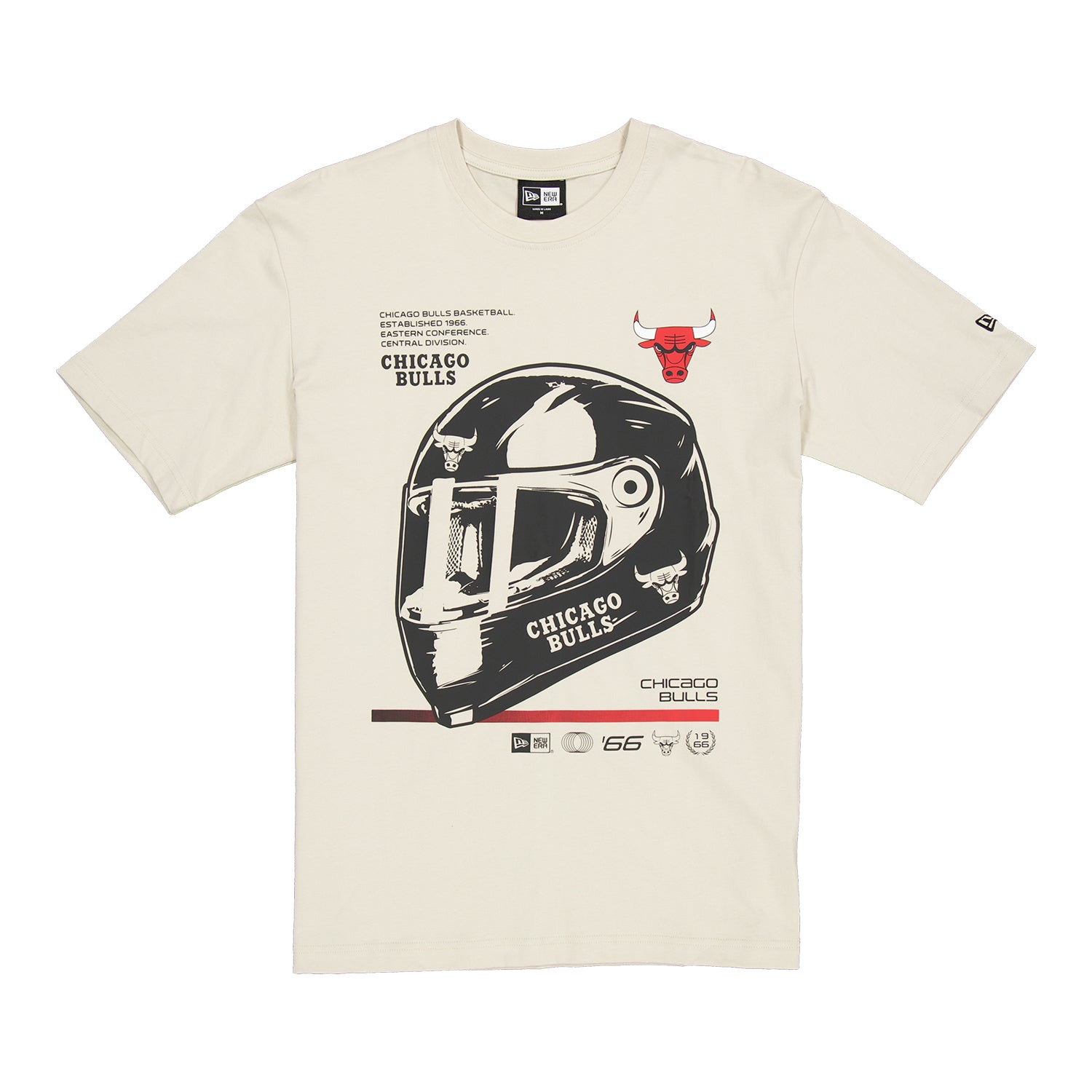 bulls football helmet Chicago Bulls New Era Racing Helmet T-Shirt – Official Chicago Bulls Store
